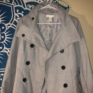 H&M gray coat